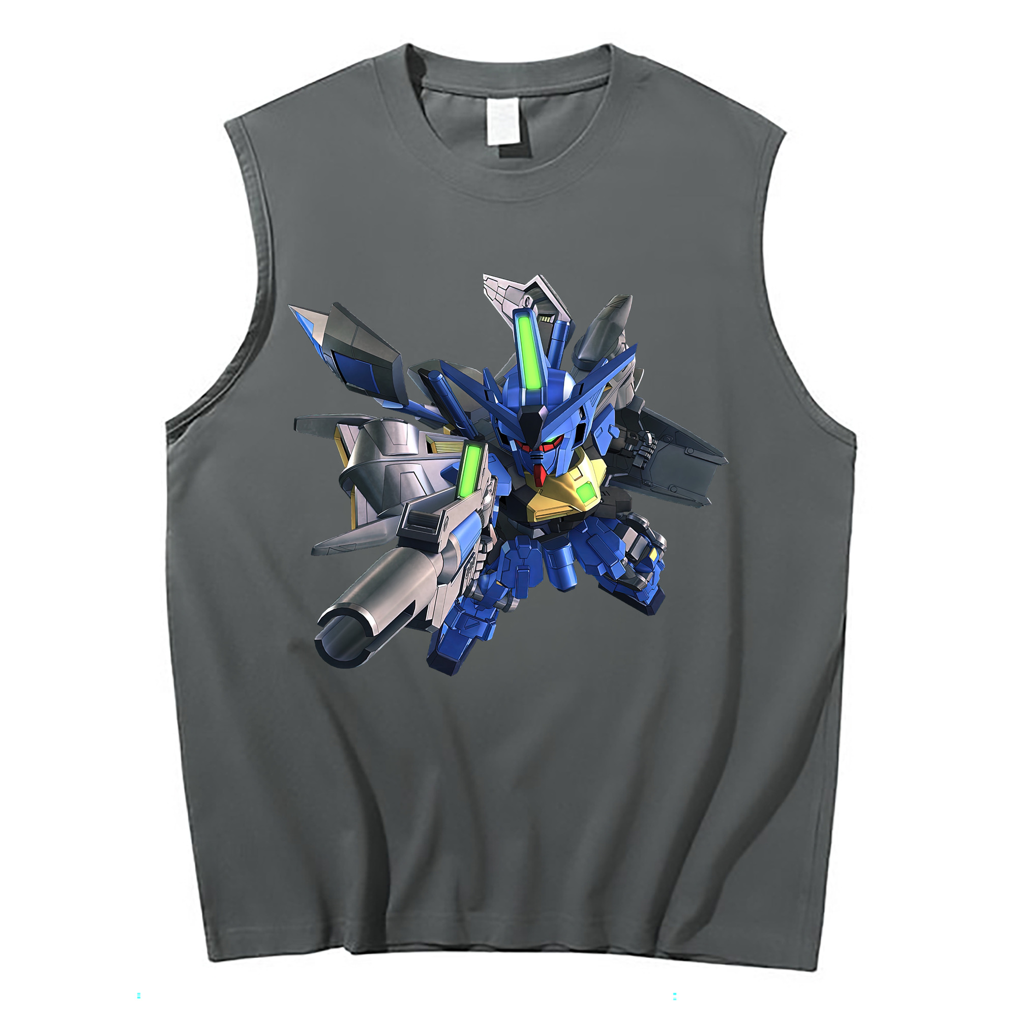 （画像用） 機動戦士ガンダム Mobile Suit Gundam コットン100％タンクトップ（フロントプリント）
